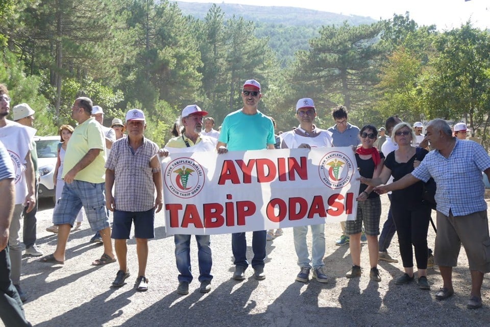 Aydın Tabip Odası, Kaz Dağları nöbetine katıldı 