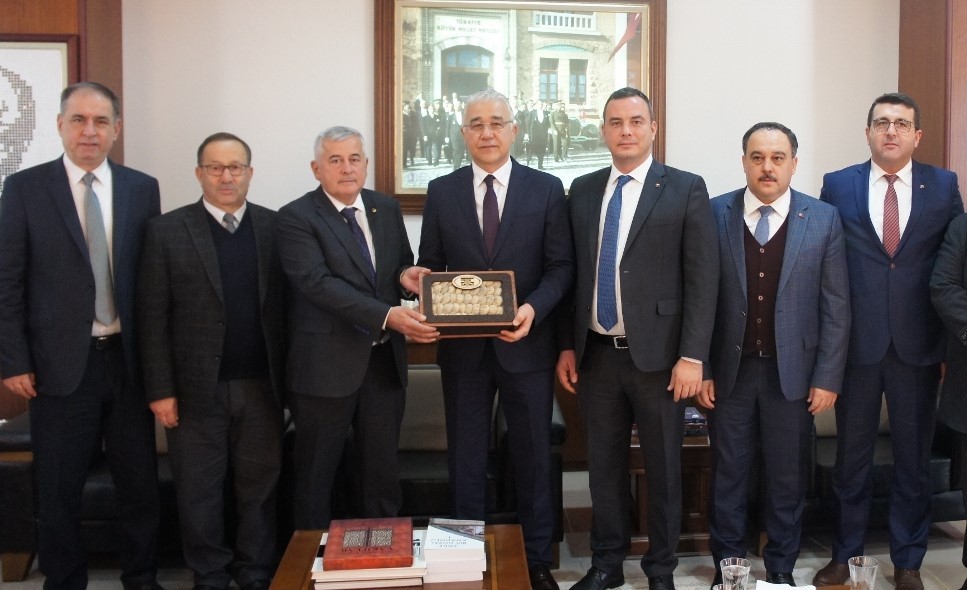 Aydın Ticaret Borsası, Emniyet Müdürü Ekici’yi fuara davet etti 