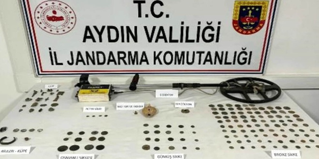 Aydın'da 160 tarihi sikke ele geçirildi