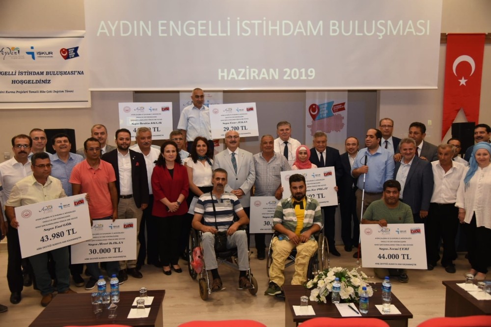 Aydın’da 17 engelli ve eski hükümlüye hibe desteği sağlandı 