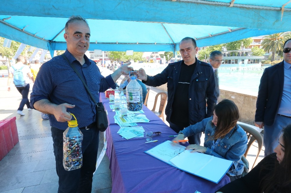 Aydın’da 2.5 ton atık pil, 1.5 ton atık yağ toplandı 