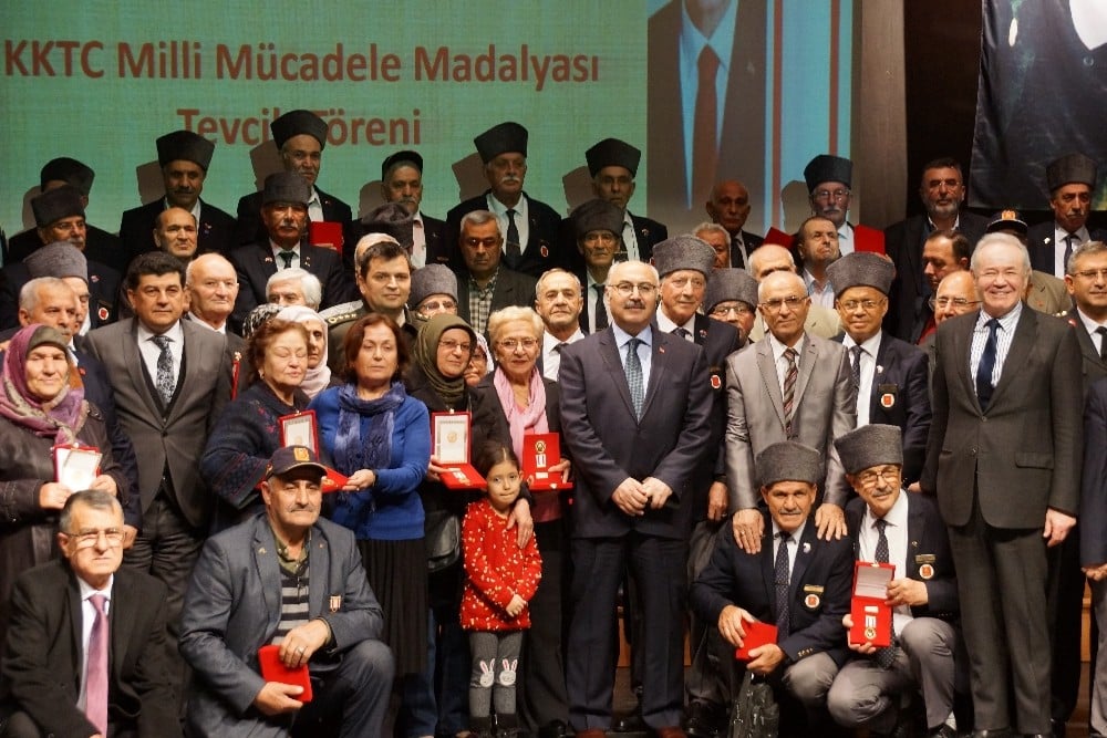 Aydın’da 80 Kıbrıs gazisi madalyalarına kavuştu 