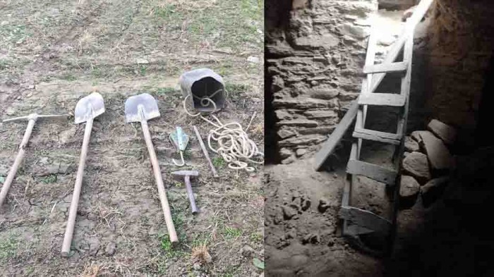 Aydın’da antik kentte kaçak kazı yapan 4 kişiye suçüstü