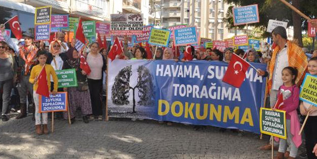 Aydın'da çevrecilerden jeotermal eylemi