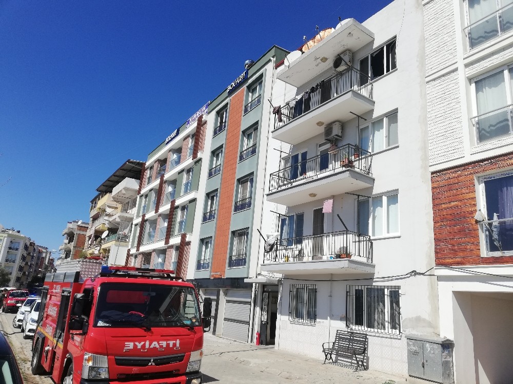 Aydın’da ev yangını 