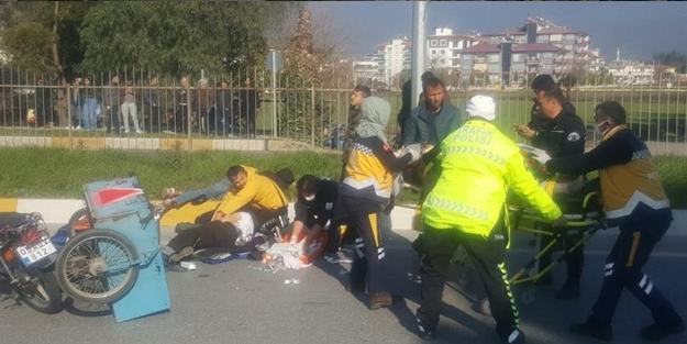 Aydın'da feci kaza! Motosikletler kafa kafaya çarpıştı!