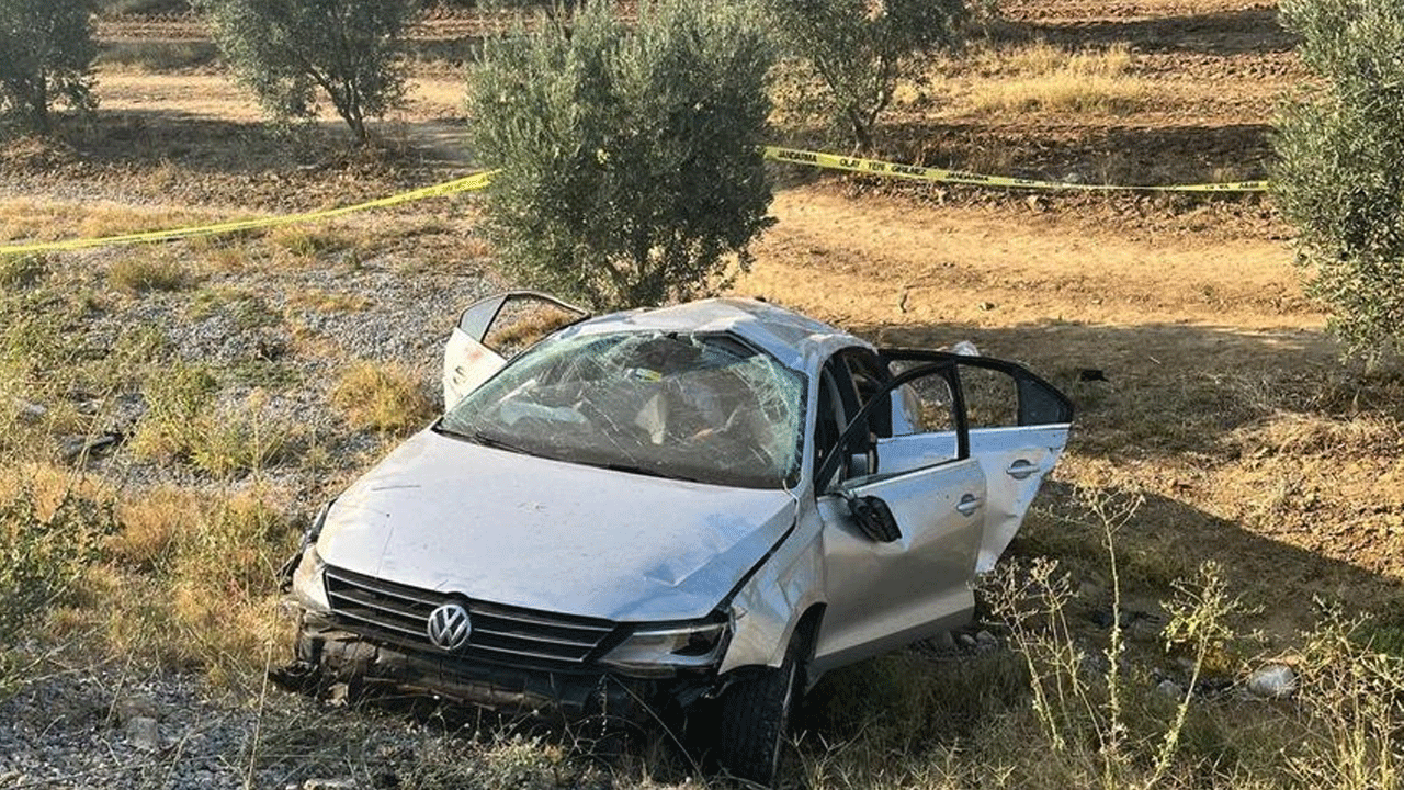 Aydın’da feci kaza! Zeytin bahçesine uçan otomobilde 2 kadın öldü, 1 çocuk yaralı