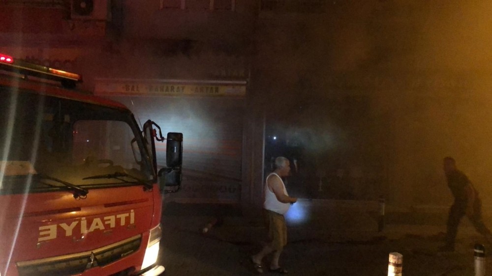 Aydın’da iş yeri yangını 