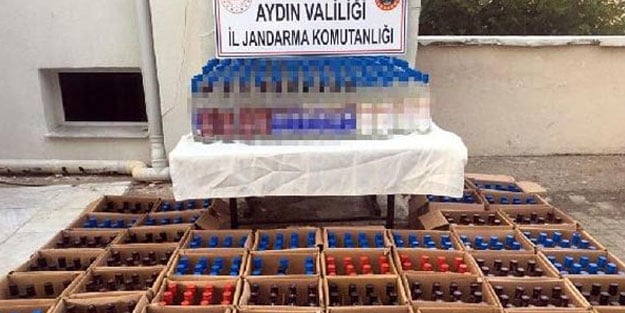 Kuşadası'nda kaçak içki operasyonu!