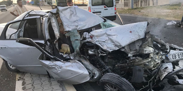 Aydın'da korkunç kaza! Temizlik işçisinin bacağı koptu