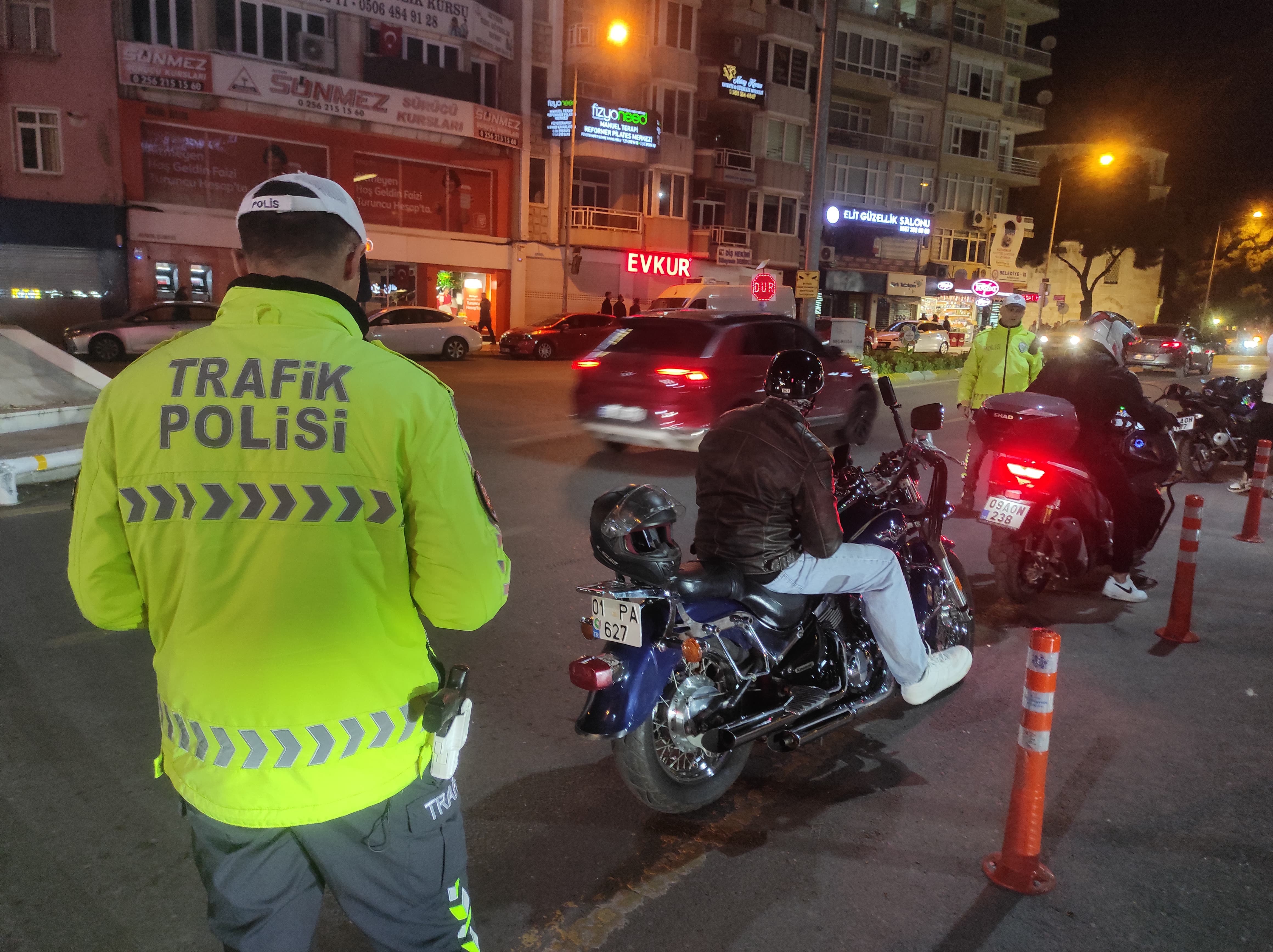 Aydın'da motosiklet denetimleri sıklaştı