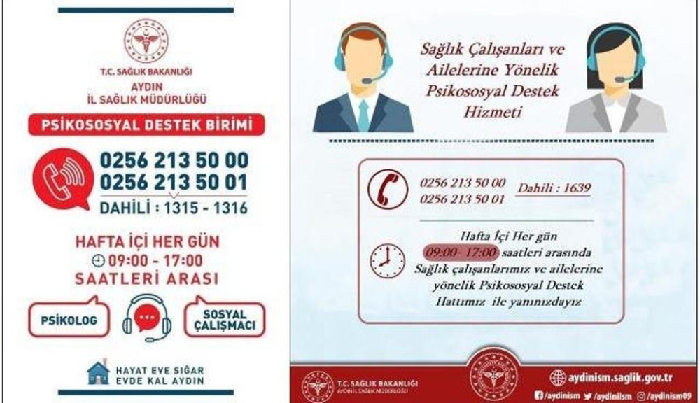 Aydın’da Psikososyal Destek Birimi’nden 17 kişi faydalandı 