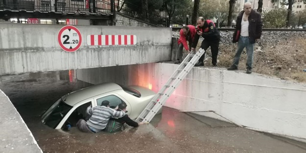 Aydın'da sağanak ve fırtına