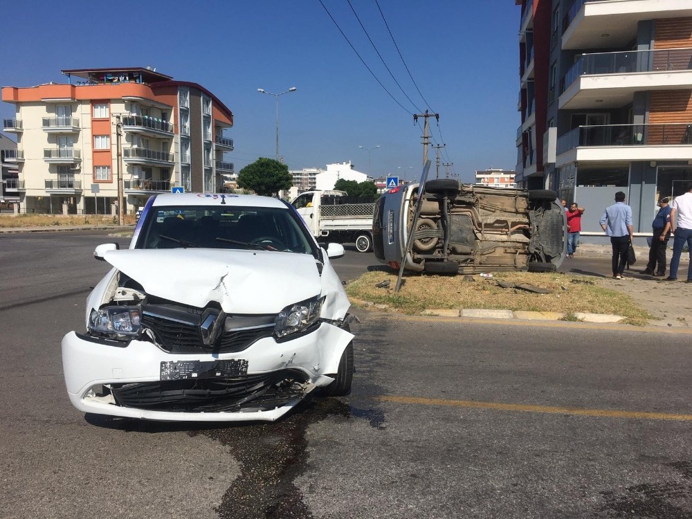 Aydın’da trafik kazası: 2 yaralı 