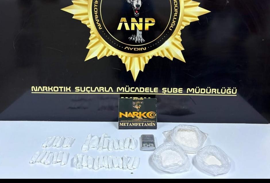 Aydın'da uyuşturucu operasyonu: 815 gram madde ele geçirildi!