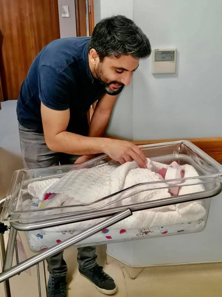 Aydınlı gazeteciler Ferdi Uzun ve Musa Ölmez, baba oldu 