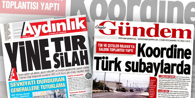 Aydınlık ile PKK'nın Özgür Gündem'i aynı paralelde