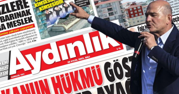 Aydınlık’tan Soylu’ya destek