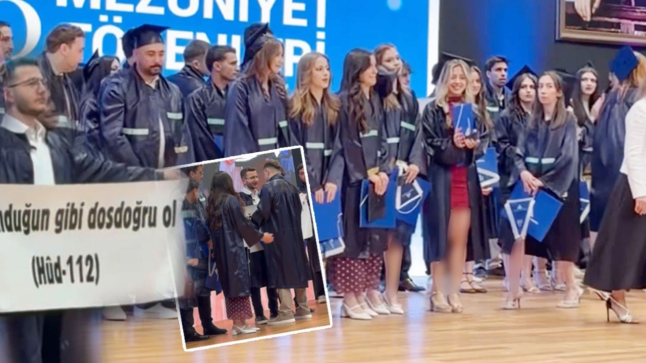 Ayeti mini etekli kızlarla sansürlediler: Yeditepe’ye yakışmayan rezalet!