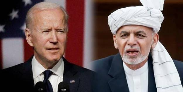 Aylar sonra ortaya çıktı! Biden'den Gani'ye Taliban baskısı