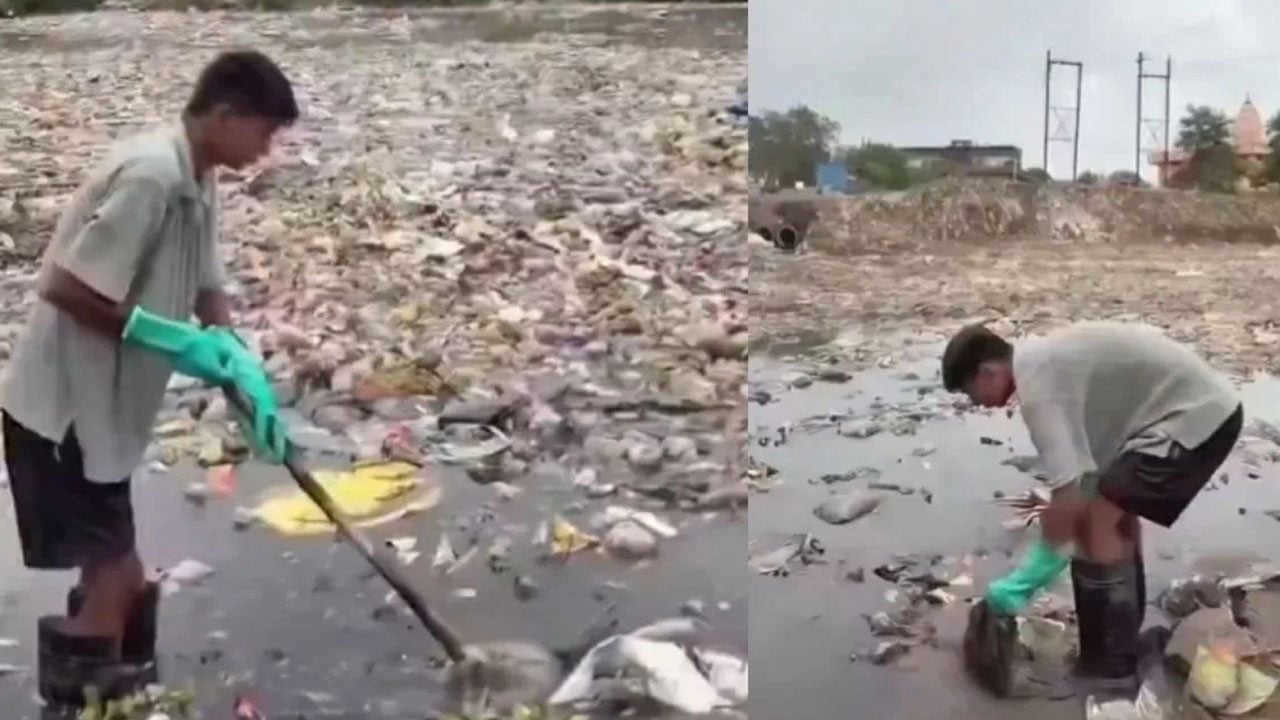 Aylarca nehri temizledi, çöp kutusu koydu! Geri döndüğünde hayatının şokunu yaşadı