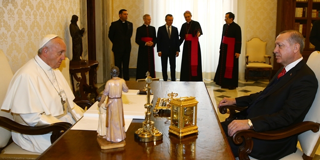 Ayrıntılar ortaya çıktı: Erdoğan-Papa görüşmesinde...