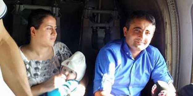 Ayşe Yüzbaşı kucağında bebeğiyle ateş hattına gidiyor