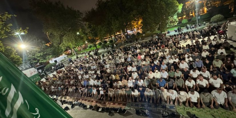 Ayşenur Eygi'nin kanı zalimleri boğacak! Saraçhane'de Gazze dayanışması sürüyor