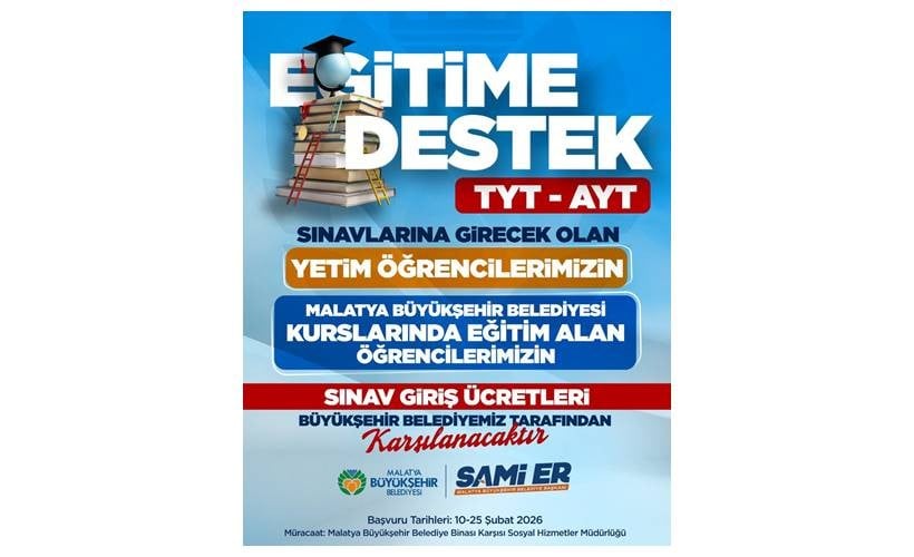 AYT ve TYT Sınav Ücretleri Büyükşehir Belediyesi'nden