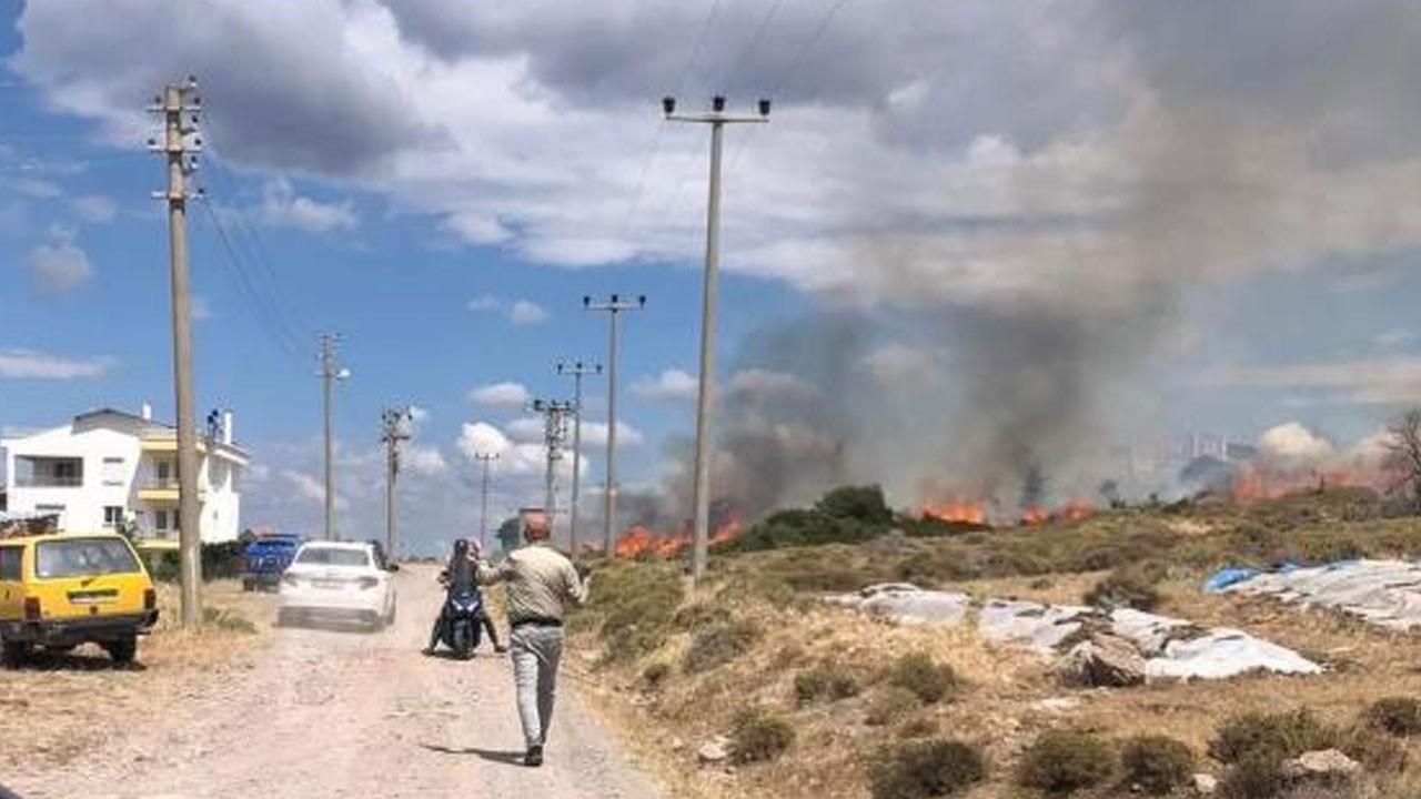 Ayvacık'taki yangında korkulan olmadı
