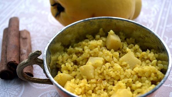 Ayvalı pilav tam ölçülü | Ayvalı bulgur pilava tarifi