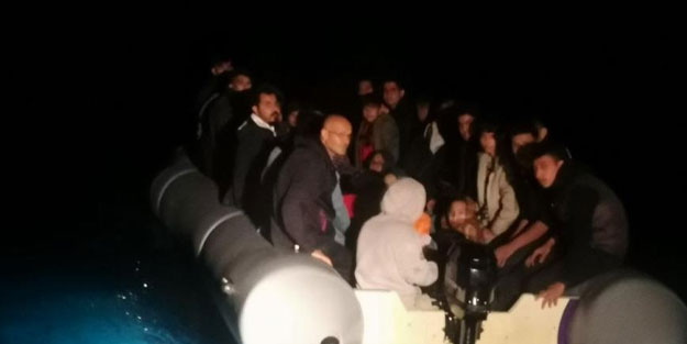 Ayvalık’ta 43 göçmen Sahil Güvenlik’ten kaçamadı