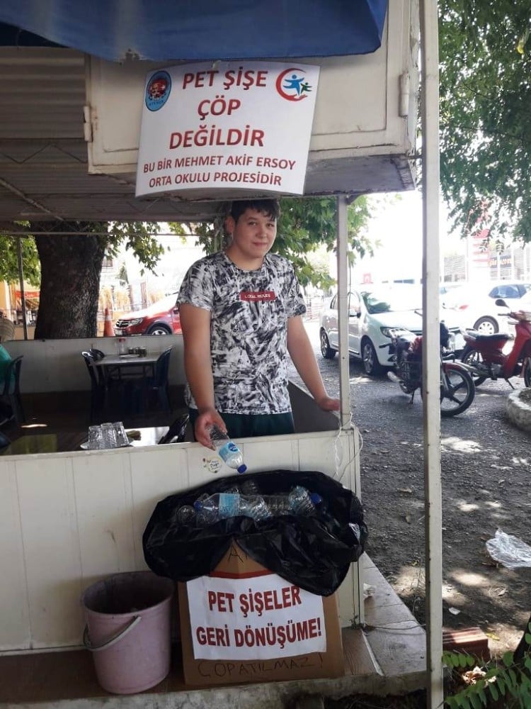 Ayvalık’ta Mehmet Akif’in öğrencilerinin yeni hedefi; “Sıfır atık” 