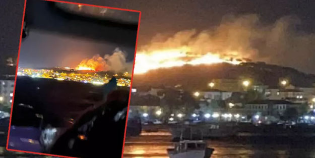 Ayvalık'ta orman yangını kontrol altına alındı