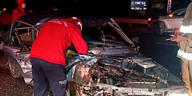 Ayvalık’ta trafik kazası