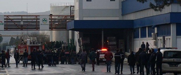Fabrika yangını korkuya yol açtı