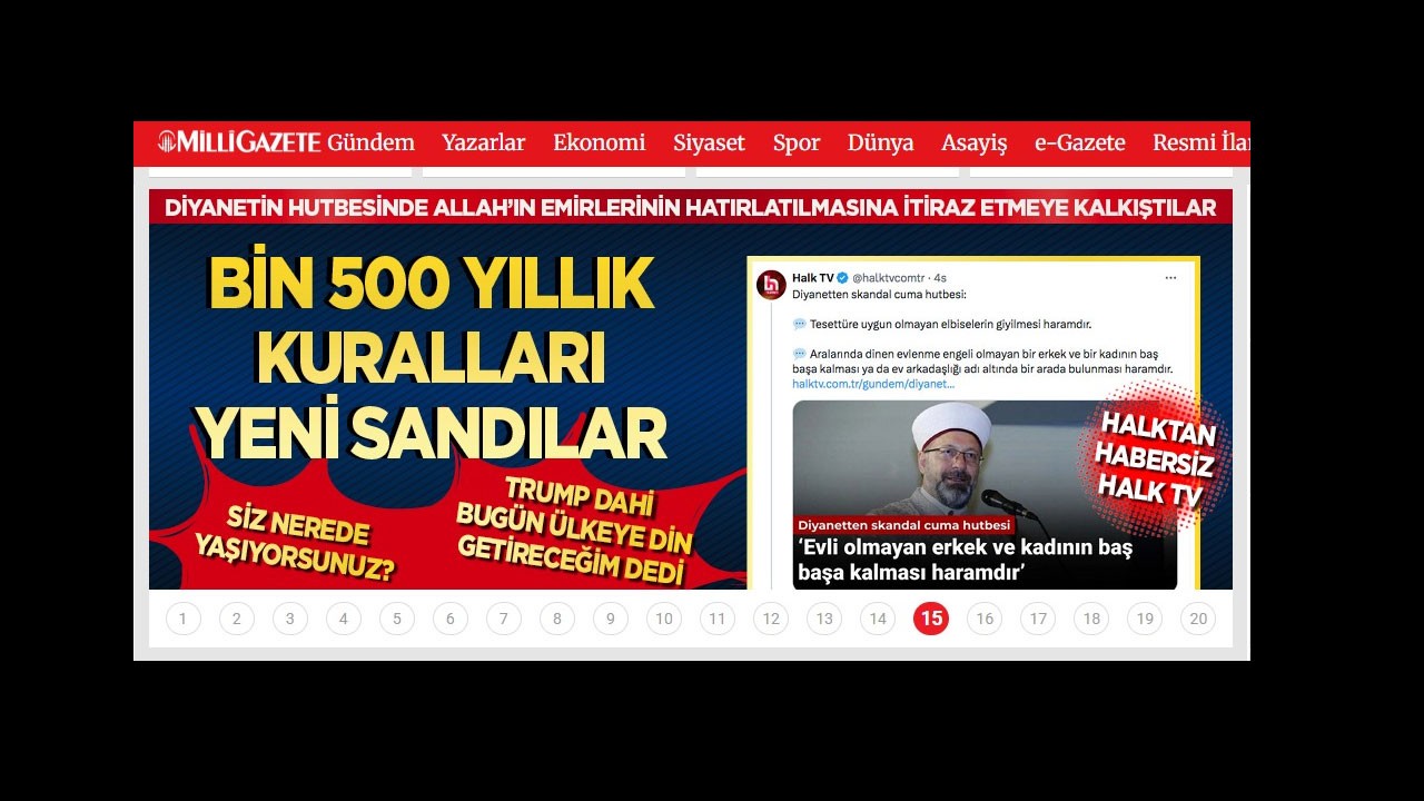 Az daha bu zihniyeti iktidara getiriyordunuz Saadet Partililer! Milli Gazete CHP kafası ile tanıştı