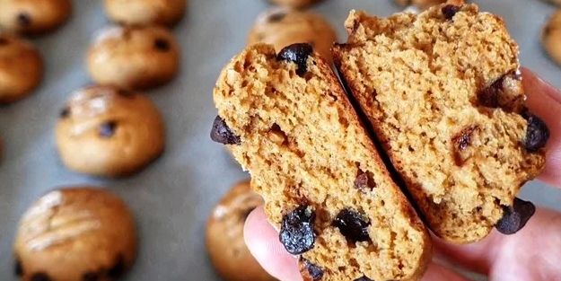 Az malzemeli bol lezzetli sağlıklı kurabiye tarifi! 5 dakika kurabiyesi