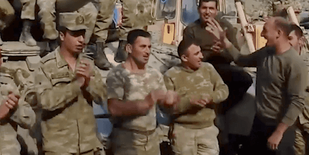 Ermenistan'ın kaçtığı yerde zafer şarkısı