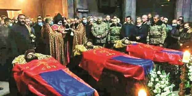 Azerbaycan askerine karşı Karabağ'a gelmişlerdi... Ülkelerinde tabutta döndüler!