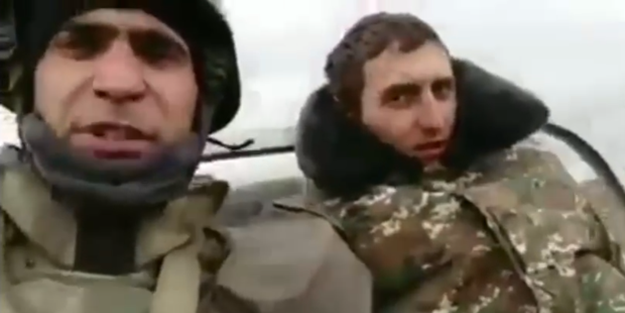 Azerbaycan askerine saldıran Ermeni asker böyle yakalandı