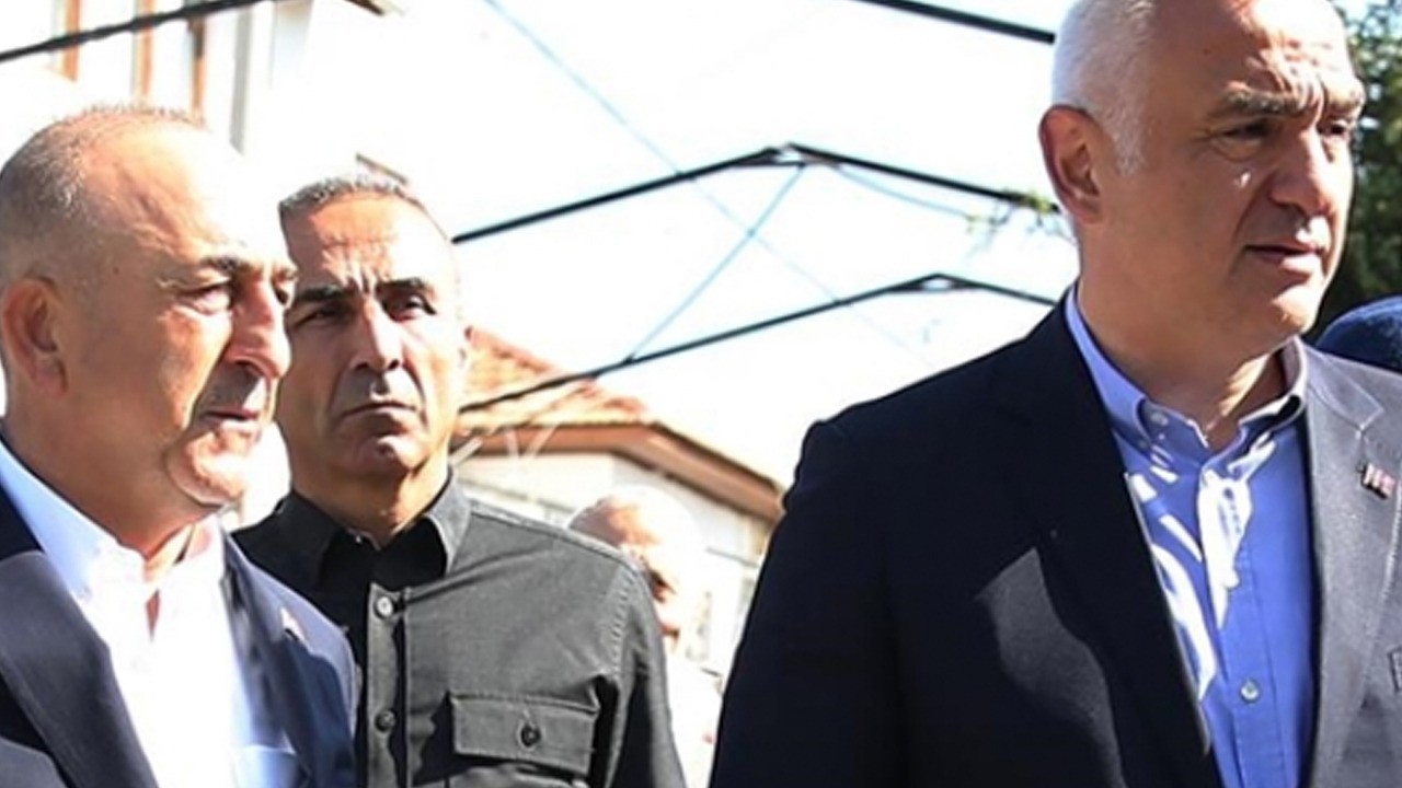  Azerbaycan Dışişleri Bakanı Bayramov'dan AK Partili Çavuşoğlu'na taziye ziyareti