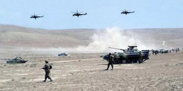 Azerbaycan ordusundan tatbikat