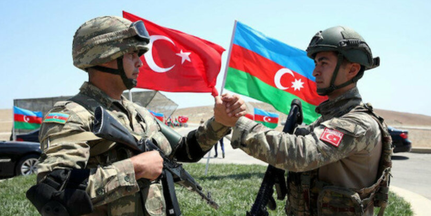 Azerbaycan ve Türkiye arasında ortak tatbikat