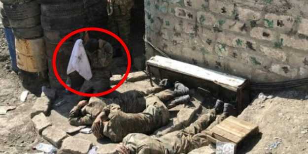 Azerbaycan'a direnemediler! Ermeni askerleri işte böyle teslim oldu