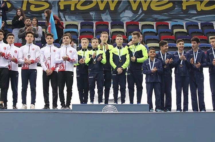 Azerbaycan’da Cimnastikçiler 1 Altın 2 Bronz Madalya Kazandı 