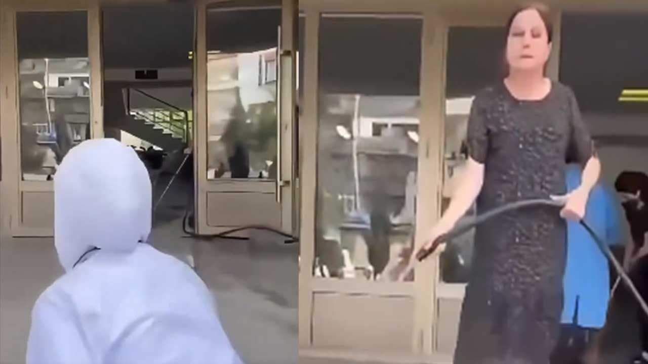 Azerbaycan'da laikçi zulüm! Başörtülü öğrenciye merdivende durmak da yasak