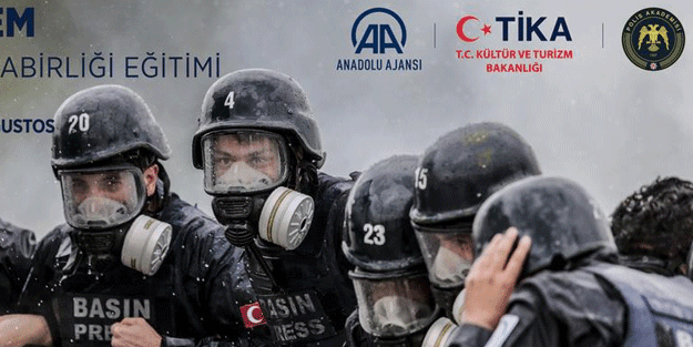 Azerbaycan’dan gelen gazetecilere savaş muhabirliği eğitimi başladı!
