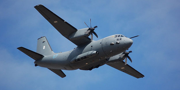 Azerbaycan’ın C-27J Spartan NG nakliye uçağı görüntülendi