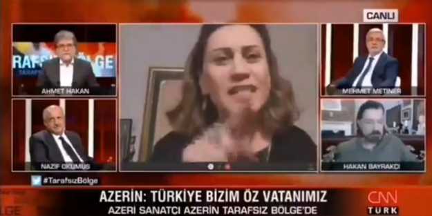 Azerin'den canlı yayında ayar! Ahmet Hakan ne yapacağını şaşırdı